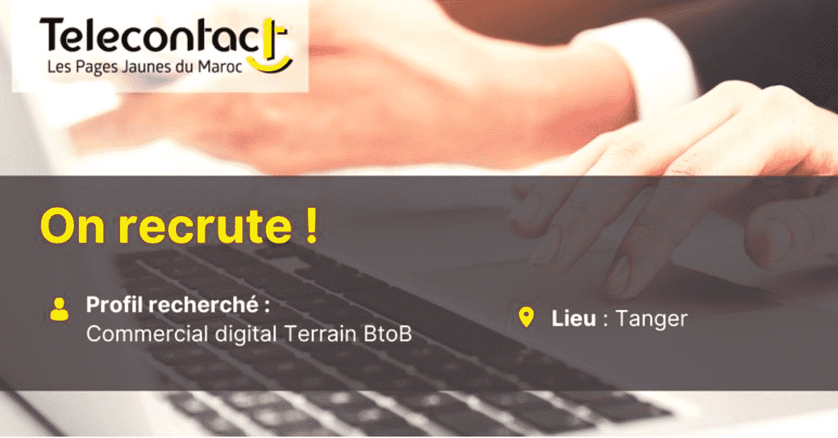telecontact recrute commerciaux terrain