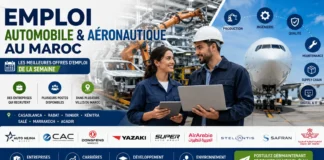 Offres emploi Automobile Aéronautique Maroc