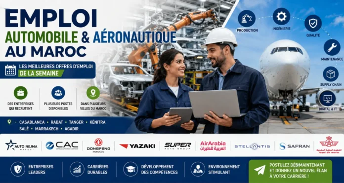 Offres emploi Automobile Aéronautique Maroc